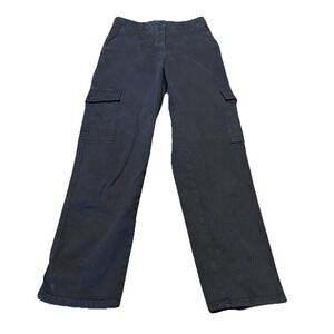 Wilfred Free Modern‎ Womens Cargo Pants High Waisted Utility Ankle Button Size 4